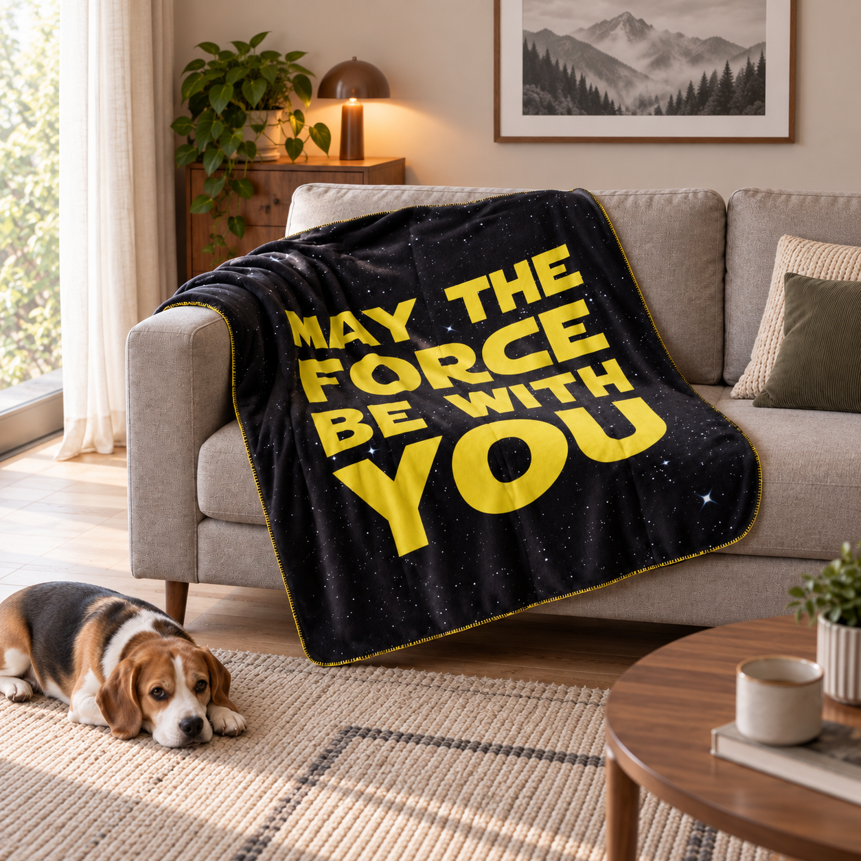 May The Force Be With You - Star Wars Polar Tv Battaniyesi — Ek açı
