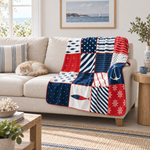 Marine Patchwork Polar Tv Battaniyesi — Ek açı