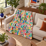 Joyful Abstract Polar Tv Battaniyesi — aynı ortamda çapraz görünüm