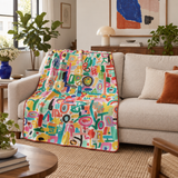 Joyful Abstract Polar Tv Battaniyesi — Yeni ev sahnesi 22 Eylül