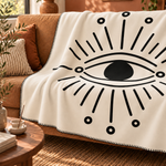 All Seeing Eye Polar TV Battaniyesi — Dikiş yakın plan · Ekim 2026