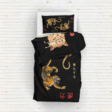 Twin Tigers &amp; Catana: The Last Stand Double-Sided Duvet Cover Set