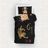 Twin Tigers &amp; Catana: The Last Stand Double-Sided Duvet Cover Set