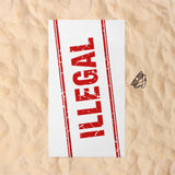 ILLEGAL Beach Towel