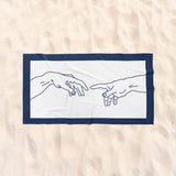 Hands / The Creation of Adam Beach Towel