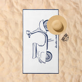 La vita e bella - Vespa Beach Towel