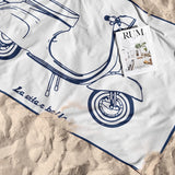 La vita e bella - Vespa Beach Towel