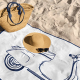 La vita e bella - Vespa Beach Towel