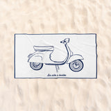 La vita e bella - Vespa Beach Towel