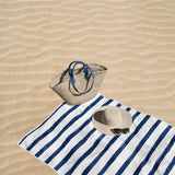 Brush - Blue Striped Beach Towel