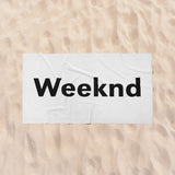 The Weeknd Beach Towel