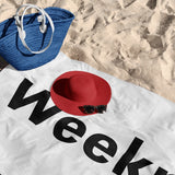 The Weeknd Beach Towel