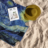 The Starry Night - Starry Night Beach Towel