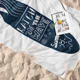 Katch The Wave Beach Towel