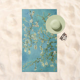 Almond Blossoms - Çiçek Açan Badem Ağacı Plaj Havlusu