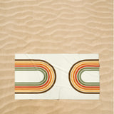 Rainbow / Retro Beach Towel