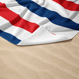 French Stripe Beach Towel