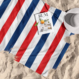 French Stripe Beach Towel