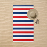 French Stripe Beach Towel