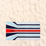 Martini Racing Colors F1 Beach Towel