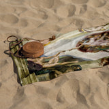 The Creation of Adam Beach Towel