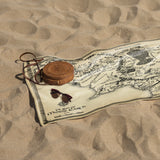 Lord of the Rings Middle-earth Map - Lord Of The Rings Beach Towel