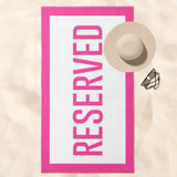 Pink Reserved Plaj Havlusu