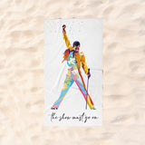 Freddie Mercury Beach Towel