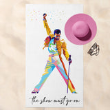 Freddie Mercury Beach Towel