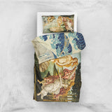 The Birth of Venus &amp; The Great Wave of Kanagawa Double-Sided Duvet Cover Set