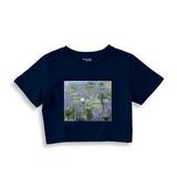 Water Lilies Crop Tişört