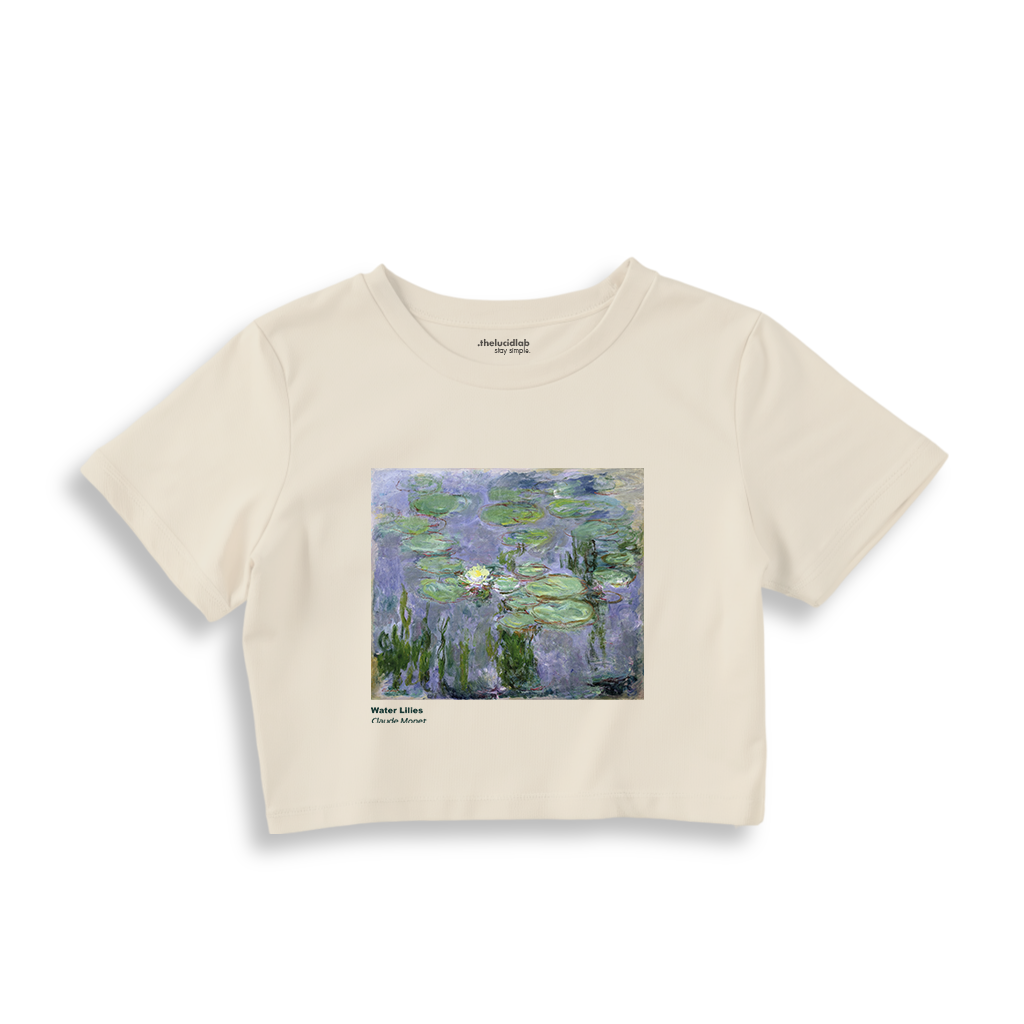 Water Lilies Crop Tişört
