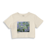 Water Lilies Crop Tişört