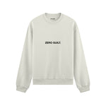 Do Whatever the Fuck Makes You Happy Oversize Sweatshirt – Beyaz – ön görünüm