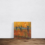 Willows at Sunset Canvas Print