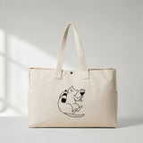 Wine Lover Cat Daily Tote Bag