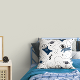 Animals at Space - Hayvanlı Çift Taraflı Kırlent Kılıfı 2 Adet