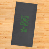 Your Only Limit is You / Gray Green Sports Towel