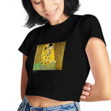 The Kiss Crop Tişört