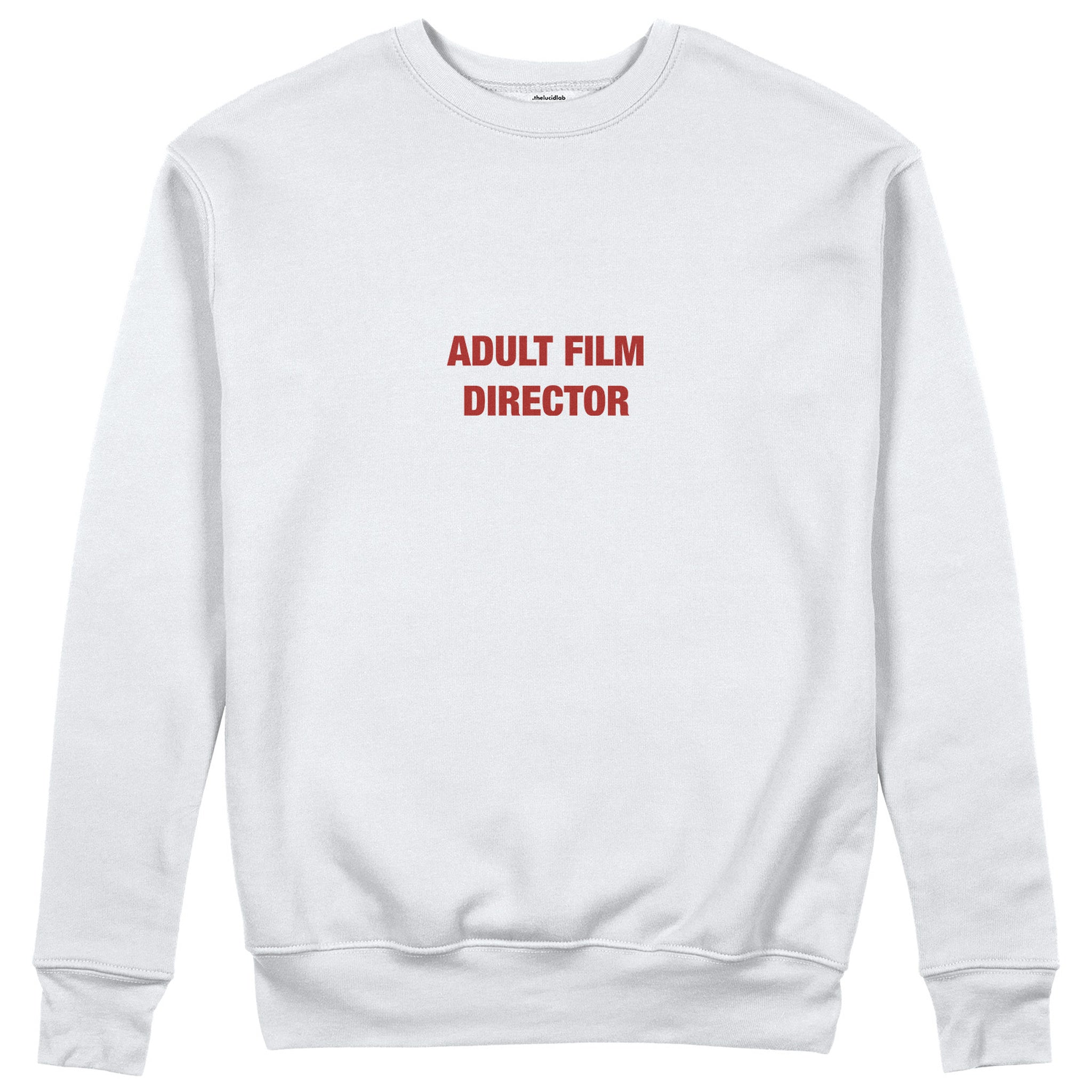 Adult Film Director Sweatshirt - Beyaz - ön görünüm