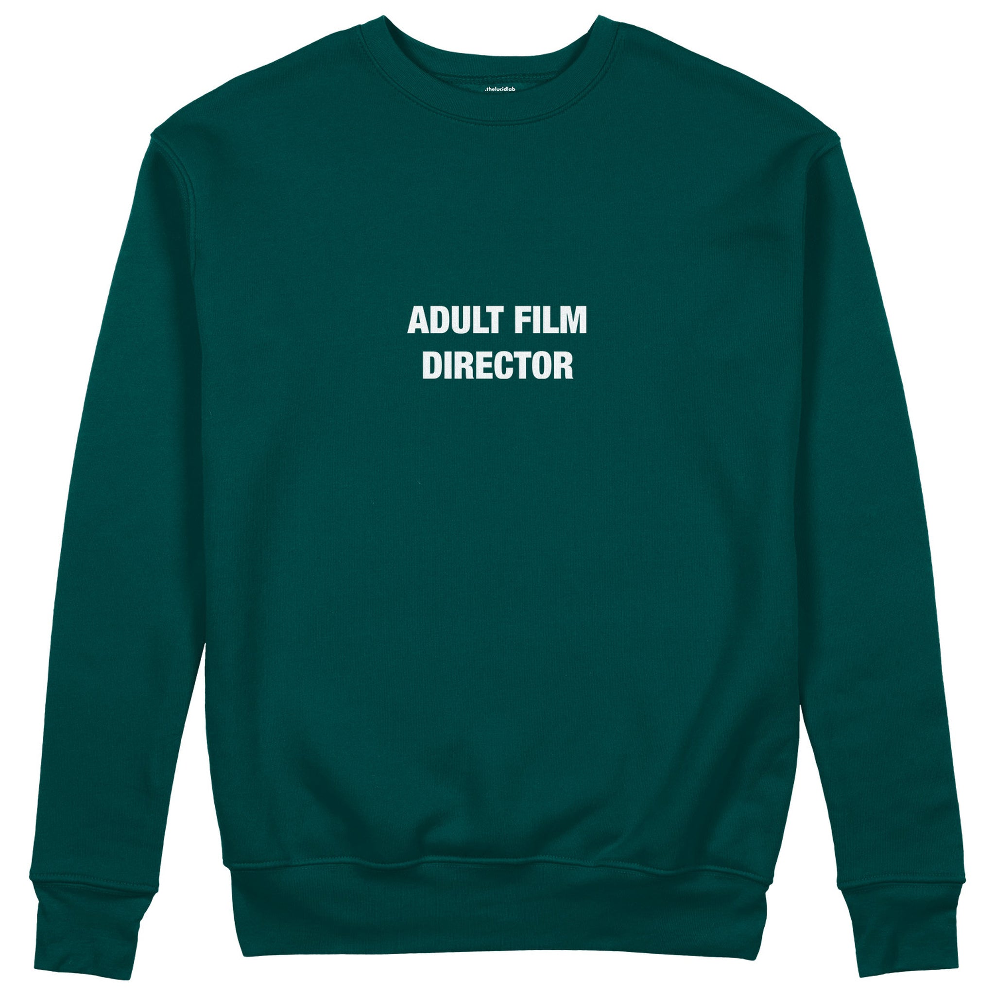 Adult Film Director Sweatshirt - Koyu Yeşil - ön görünüm