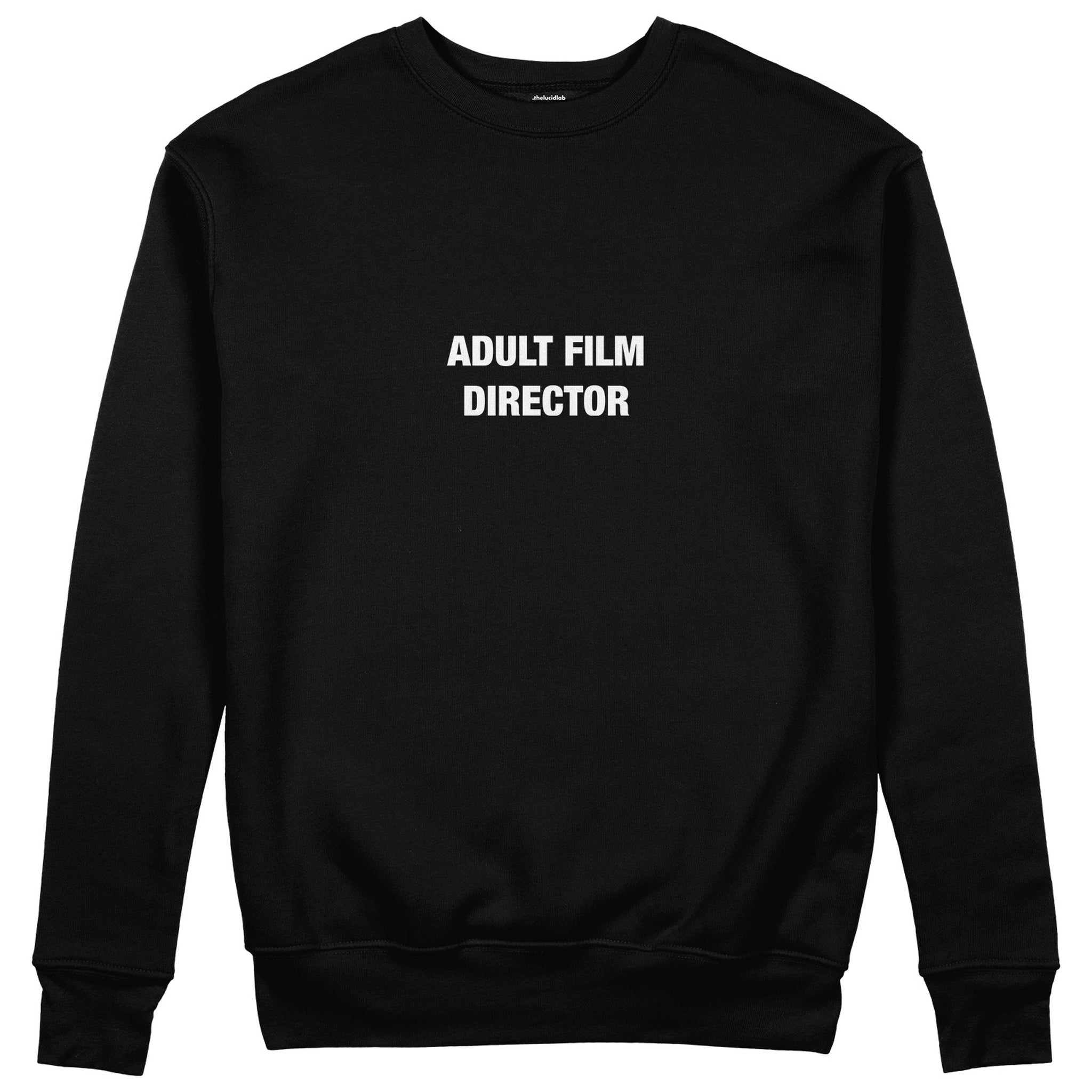 Adult Film Director Sweatshirt - Siyah - ön görünüm