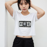 Morty Dollar Crop Tişört