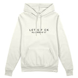 All I Need Is U Oversize Hoodie - Beyaz - ön görünüm