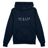 All I Need Is U Oversize Hoodie - Lacivert - ön görünüm