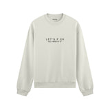All I Need Is U Oversize Sweatshirt - Beyaz - ön görünüm