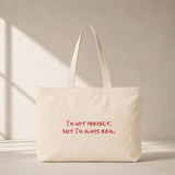 Always Real Club Tote Bag – ön görünüm