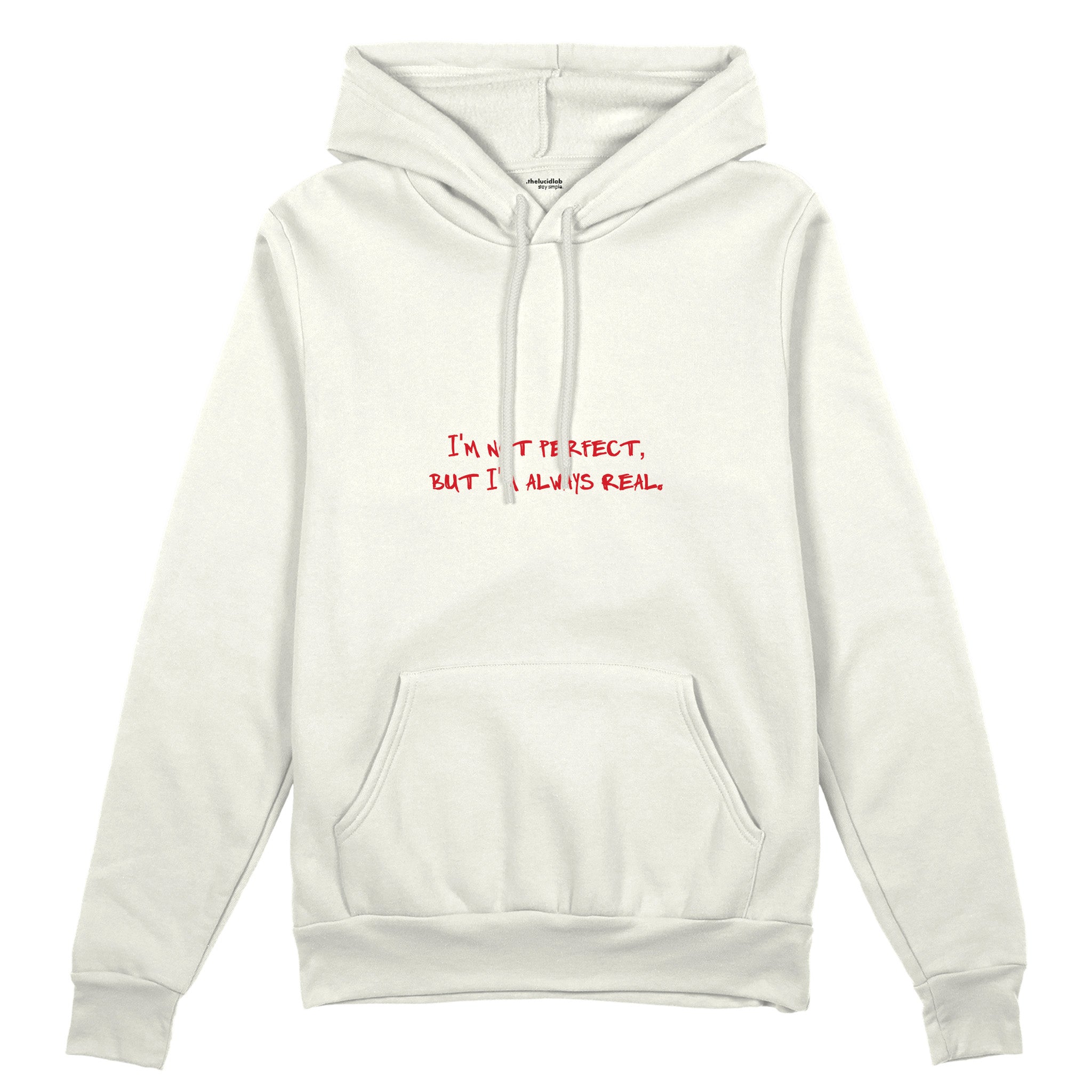 Always Real Oversize Hoodie - Beyaz - ön görünüm
