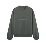 Always Real Oversize Sweatshirt - Antrasit - ön görünüm