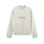 Always Real Oversize Sweatshirt - Beyaz - ön görünüm